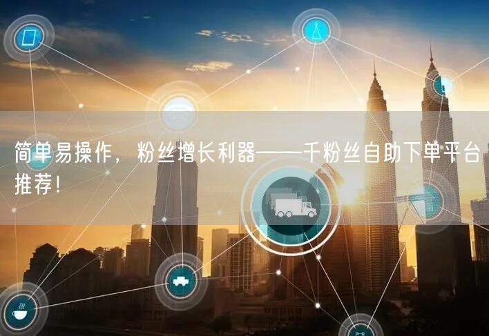 简单易操作，粉丝增长利器——千粉丝自助下单平台推荐！